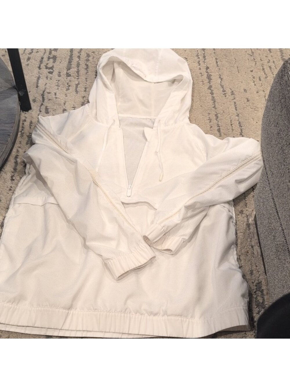 Lululemon Pack Light 1/2 Zip Pullover White - Picture 10 of 13